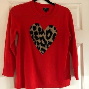 J. Crew 100% cashmere sweater.
